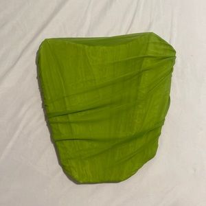 Green corset top, brand new. Hasn’t been opened.